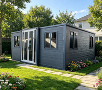 Maisons conteneurs préfabriquées extensibles pour le marché américain, conception étanche pour logement temporaire, magasin de détail, salle de bain, entrepôt
