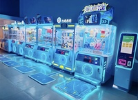 Machine de jeu d'amusement de prix de jeu de prix à pièces de cadeau de sport de petites étapes pour des enfants et des adultes FEC