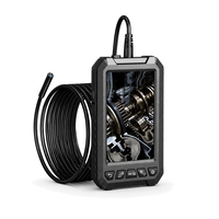 Endoscope industriel avec écran IPS de 5,0 pouces, caméra endoscopique, batterie 2000 mAh, USB-C pour l'inspection des moteurs de voitures, des machines et des tuyaux
