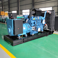 Generador Diésel de Bastidor Abierto GERALL 625kVA, Grupo Electrógeno de Reserva 500kW, Arranque Automático, 561 1500rpm, 400V/380V 50Hz, Refrigerado por Agua, ATS