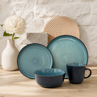 Service de table personnalisé en céramique et porcelaine carrée, en couleur unie, pour les plats de restaurant