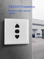 Control Remoto Universal para Persianas Enrollables Eléctricas, Puertas Seccionales, Puertas Retráctiles de Pared, Puertas de Garaje, PC 433/315 MHz