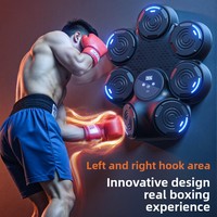 Machine de boxe musicale verticale intelligente, cible murale électronique pour entraînement à domicile, sac de frappe intérieur pour adultes et enfants, équipement de Sanda