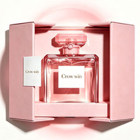Boîte cadeau rigide à double porte, recyclable, faite à la main, avec doublure en éponge, design personnalisé, emballage de luxe pour cosmétiques et parfums, logo