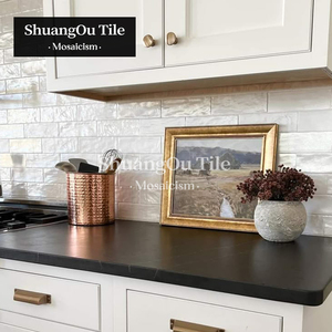 Nhà Máy Giá <span class=keywords><strong>Luster</strong></span> Oyster trang trí nội thất Ngọc trai tráng men handmade gạch backsplash nhà bếp cổ điển phòng tắm ban công tường gạch - Product Image 3