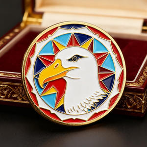 Hoogwaardige metalen ambachtelijke munten groothandel dierenontwerp zacht emaille zinklegering albatros souvenir munt aangepaste challenge coin vogel - Product Image 1