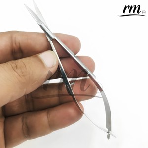 Ciseaux à ongles professionnels à ressort, ultra-affûtés, en acier inoxydable, pour manucure, pédicure et soins des ongles - Product Image 1