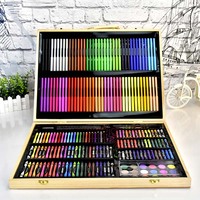 150 PCS Kits d'art et d'artisanat pour enfants, filles, crayons de couleur créatifs, ensemble de dessin artistique