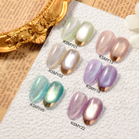 Vernis à ongles magnétique œil de chat de haute qualité, 24 couleurs, 15 ml, UV, paillettes, cristal, gel œil de chat