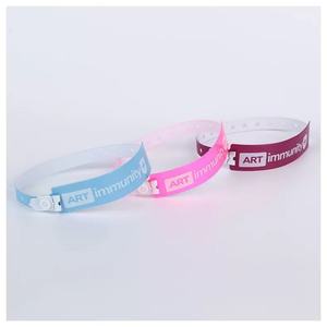 Pulsera de Identificación de PVC Impermeable Marca XHL 2025 con Diferentes Códigos QR, Color Personalizado y Serigrafía para Eventos Promocionales - Product Image 6