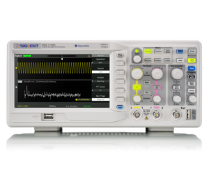 ออสซิลโลสโคป SIGLENT 2CH แบนด์วิดท์ 100M หน่วยความจำ 2 Mpts 32 การวัดอัตโนมัติ สัญญาณเชิงซ้อน รองรับหลายภาษา OEM หน้าจอ 7 นิ้ว - Product Image 2