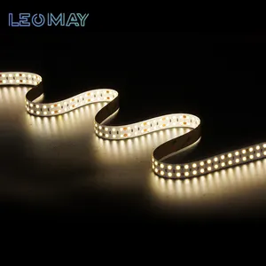 LEOMAY Short Cutting Unite Bare Board Warm White Light IP20 SMD 2835 240leds/m DC 24V 24W Led Strip