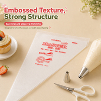 Vente chaude PE Écologique Pâtisserie Sac Plus Fort Durable Anti-Slip Caractéristique Disponible Grandes Petites Tailles pour La Cuisson Dessert En Plastique