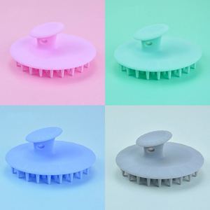 Silicone Shampoo <b>Brush</b> with Oval Design Cross-Border New Baby Supplies for Scalp Massage - Product Image 1