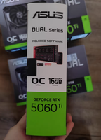 New and Original DUAL-RTX5060TI-O16G RTX 5060 Ti Series Graphics Card GPU for Gaming 16GB GDDR7 128-bit 1815MHz DUAL-RTX5060TI-O
