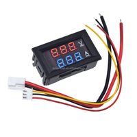 DC 0-100V 1A/10A/50A/100A voltmètre ampèremètre à double affichage numérique détecteur de tension panneau de compteur de courant rouge bleu LED