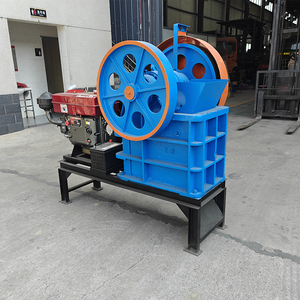 Frantoio a mascelle <span class=keywords><strong>mobile</strong></span> HAOTUO PE 400/600 per linea di produzione di quarzo e minerale d'oro con motore AC e cuscinetti ad alta produttività - Product Image 6