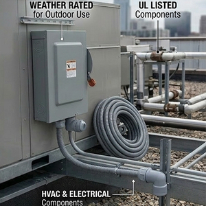 Kit de raccords et connecteurs étanches en PVC UL YOD OEM LFNC 1/2" 3/4" 3/8" pouces pour conduites électriques non métalliques - Product Image 3