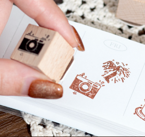 Tùy Chỉnh Khắc Logo Gỗ Tự Mực Tem Dễ Thương Tinh Tế Xử Lý Con Dấu Cao Su Cho Văn Phòng Sử Dụng Những Điều Nhỏ Phong Bì - Product Image 2