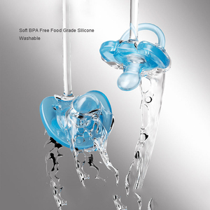 Ciuccio per Neonati a Forma di <span class=keywords><strong>Orsetto</strong></span> con Testa Piatta, Senza BPA, in Silicone Alimentare, Vendita all'Ingrosso - Product Image 3