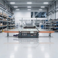 Machine de découpe de verre à double vitrage automatique CNC PLC à ligne droite