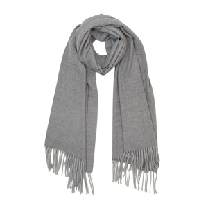 Accesorios de Moda, Chales de Pashmina Sintética Monocromáticos, Bufandas Cálidas de Cachemira Sólida con Borlas, Bufandas Gruesas con Flecos Largos <span class=keywords><strong>para</strong></span> Mujer, Invierno - Product Image 4