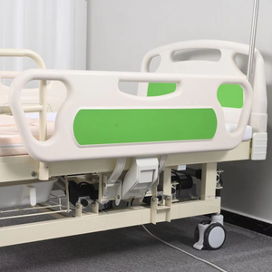 Giường điều dưỡng điện chống bedsore-Lan can cực cao, giá đỡ bữa ăn, commode, vị trí bán fowler (Thiết kế giảm áp) - Product Image 2