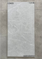 Carreaux de céramique modernes imitation pierre 600x1200 pour salon, chambre, cuisine, salle de bain, hôpital, hôtel, appartement