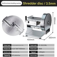 Elektrische groentesnijder, fruitsnijder, hakmachine, voedselverwerkingsmachine, bakkerij, maïs, aardappelchips, gesneden komkommers, uien, motor