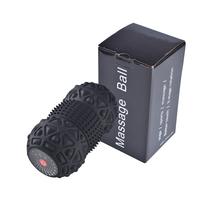 Rouleau de massage vibrant portable en mousse pour le dos et le yoga, idéal pour soulager les douleurs aux pieds – Vente en gros par l'usine OEM/ODM en marque blanche