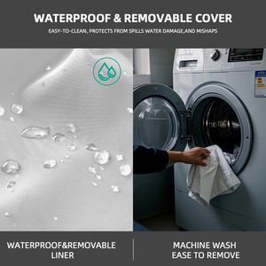 Bestseller: Maßgeschneidertes Orthopädisches Haustierbett aus Cord für Katzen mit Memory-Schaum, Luxus-Hundebett aus Memory-Schaum mit Wasserdichtem, Abnehmbarem Bezug, OEM/ODM - Product Image 6