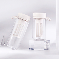 HIGHWIN Cafetière à infusion froide 450ml 600ml Bouteille d'infusion froide avec infuseur amovible