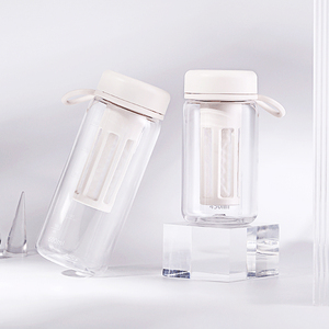 HIGHWIN Cafetière <span class=keywords><strong>à</strong></span> <span class=keywords><strong>infusion</strong></span> froide 450ml 600ml Bouteille d'<span class=keywords><strong>infusion</strong></span> froide avec infuseur amovible - Product Image 3