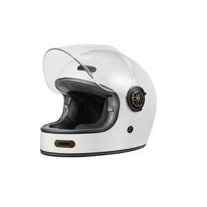 Casco Integral Carburo Retro' Ce Glossy White S - Product Image 5