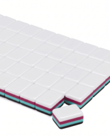 Jeu de Mahjong Américain Classique de 30 mm (1,5 pouce) avec Gravure, 166 Pièces, Dos Tortue, Acrylique 4 Couches, pour Club Social