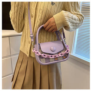 Nuevo Bolso de Hombro Horizontal de PU a Cuadros de Alta Gama para Mujer, Estilo Moderno - Product Image 1