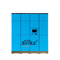 CHNSMILE Casier intelligent autoportant personnalisé avec serrure électronique, boîte aux lettres express intelligente, armoire métallique pour usage domestique ou professionnel POST