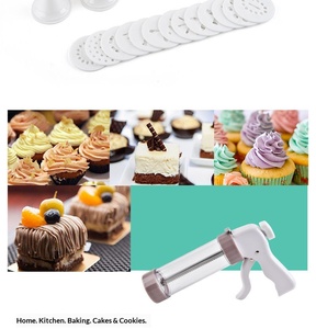 Pistolet à biscuits multifonctionnel manuel |   Outil de <span class=keywords><strong>décoration</strong></span> pour la pâtisserie |   Extrudeuse à biscuits et à glaçage - Product Image 5