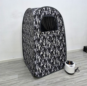 Tente de sauna pliable en gros de boîte à vapeur électrique en acrylique moderne pour la vapeur humide de pièce portative de sauna de désintoxication pour le poids d'appartement - Product Image 2