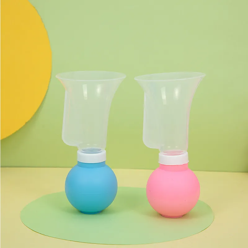 도매 OEM 간단한 수동 유방 펌프 우유 수집기 모자와 아기 제품 모유 수집