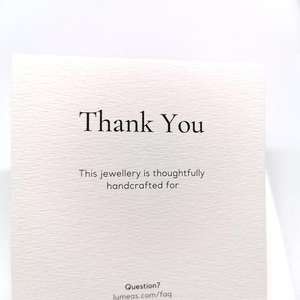 도매 크리 에이 티브 비즈니스 작은 인사말 카드 인쇄 아이 미니 감사 종이 카드 엽서 사용자 정의 로고 - Product Image 3