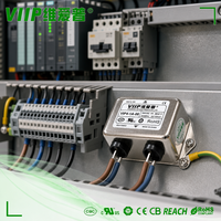 Filtre EMI CA VIIP VIP4-1A-06(B041Q0832) 6A 250VAC, module d'entrée d'alimentation IEC à montage sur panneau pour la mesure des appareils électroniques