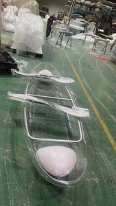 Kayaks à deux places en vente flash, <span class=keywords><strong>pas</strong></span> chers, en gros, avec éclairage LED, bateau <span class=keywords><strong>transparent</strong></span> pour sports nautiques, bateau en cristal <span class=keywords><strong>transparent</strong></span> - Product Image 6