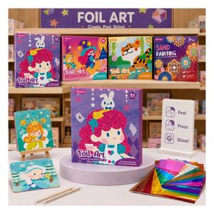 Kit de Pegatinas Portátiles con Diseño Brillante para Niños, Set de Actividades Creativas, Sin Pantalla, para la Escuela, Viajes, Fiestas - Product Image 6