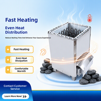 Pemanas Sauna Seri SAV Panel Kontrol Komputer Sauna Kering Fungsi Ganda Penggunaan Dalam & Luar Ruangan Pemanasan Cepat Lapisan Ganda Tebal