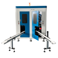 Machine d'impression sérigraphique automatique pour bouteilles en plastique et en verre |   Imprimante de bouteilles multicolores avec positionnement CCD haute vitesse