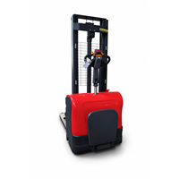 Nouveau chariot élévateur électrique 1,5 tonne pour intérieur, transpalette autoporté avec batterie au plomb-acide pour ateliers de réparation de machines