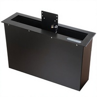 Système de levage d'écran LCD de 22 pouces pour salle de réunion, avec écran liquide dissimulé et système audio pour conférence