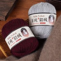 Mink-Kaschmir-Melange-Garn Anti-Pilling Warme Nähbälle für Handgestrickte Schals Hüte Pullover Gefärbt