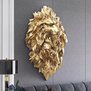 Décoration intérieure moderne <span class=keywords><strong>Statue</strong></span> <span class=keywords><strong>de</strong></span> tête <span class=keywords><strong>de</strong></span> <span class=keywords><strong>lion</strong></span> murale <span class=keywords><strong>de</strong></span> luxe Intérieur Hôtel Tête <span class=keywords><strong>de</strong></span> <span class=keywords><strong>lion</strong></span> Tenture murale Art Sculpture tête <span class=keywords><strong>de</strong></span> <span class=keywords><strong>lion</strong></span> <span class=keywords><strong>en</strong></span> relief - Product Image 3